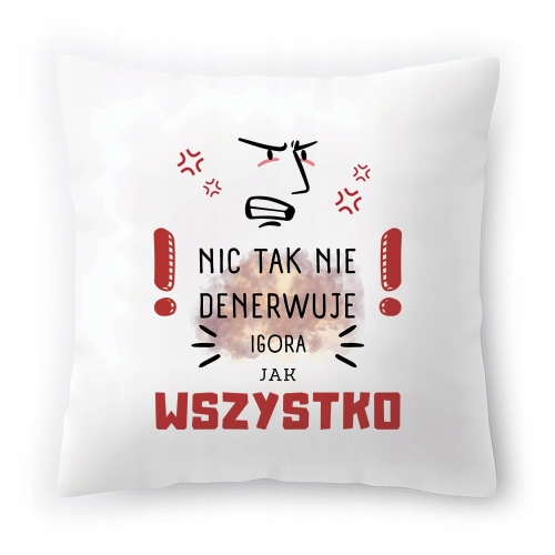 Poduszka Dla Igora na Urodziny Imieniny Prezent z Nadrukiem ze Zdjęciem