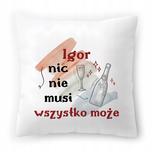 Poduszka Dla Igora na Urodziny Imieniny Prezent z Nadrukiem ze Zdjęciem