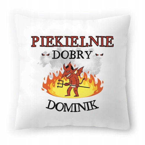 Poduszka Dla Dominika na Urodziny Imieniny Prezent z Nadrukiem ze Zdjęciem