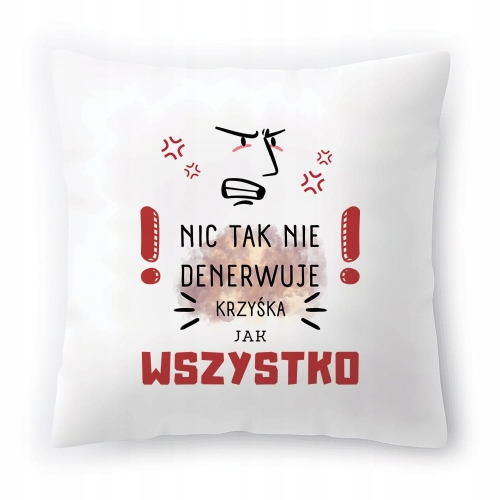Poduszka Dla Krzyśka na Urodziny Imieniny Prezent z Nadrukiem ze Zdjęciem