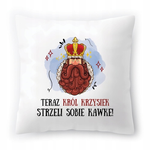 Poduszka Dla Krzyśka na Urodziny Imieniny Prezent z Nadrukiem ze Zdjęciem
