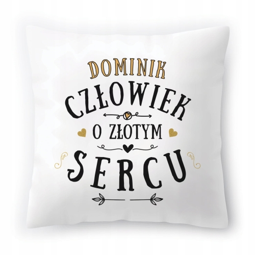 Poduszka Dla Dominika na Urodziny Imieniny Prezent z Nadrukiem ze Zdjęciem