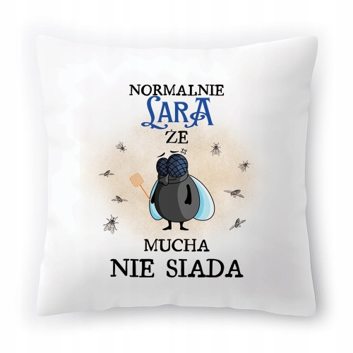Poduszka Dla Lary na Urodziny Imieniny Prezent z Nadrukiem ze Zdjęciem