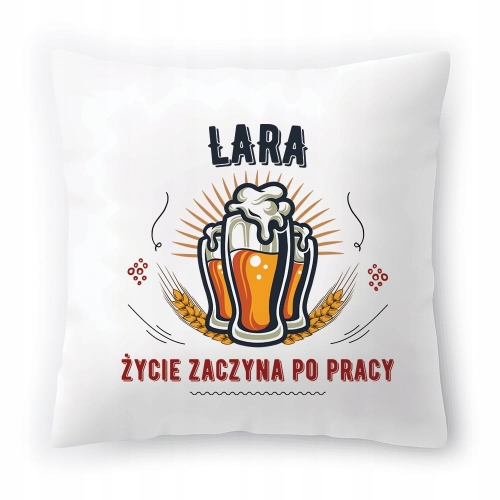 Poduszka Dla Lary na Urodziny Imieniny Prezent z Nadrukiem ze Zdjęciem