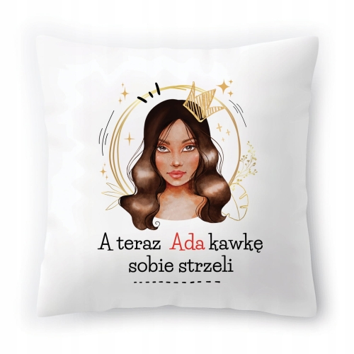 Poduszka Dla Ady na Urodziny Imieniny Prezent z Nadrukiem ze Zdjęciem