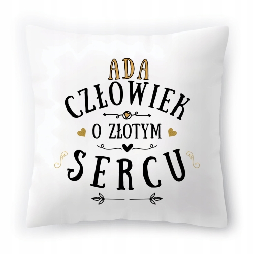 Poduszka Dla Ady na Urodziny Imieniny Prezent z Nadrukiem ze Zdjęciem