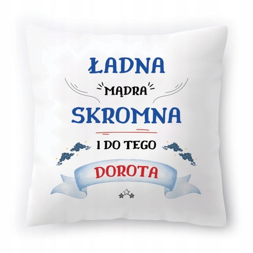 Poduszka Dla Doroty na Urodziny Imieniny Prezent z Nadrukiem ze Zdjęciem