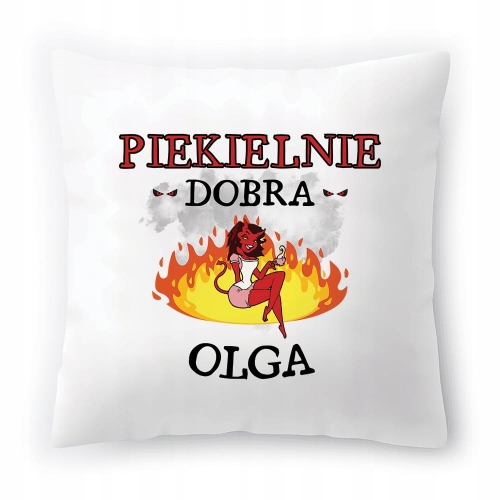 Poduszka Dla Olgi na Urodziny Imieniny Prezent z Nadrukiem ze Zdjęciem