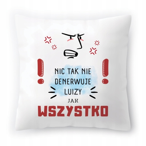 Poduszka Dla Luizy na Urodziny Imieniny Prezent z Nadrukiem ze Zdjęciem
