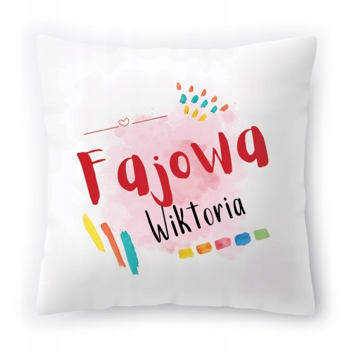 Poduszka Dla Wiktorii na Urodziny Imieniny Prezent z Nadrukiem ze Zdjęciem
