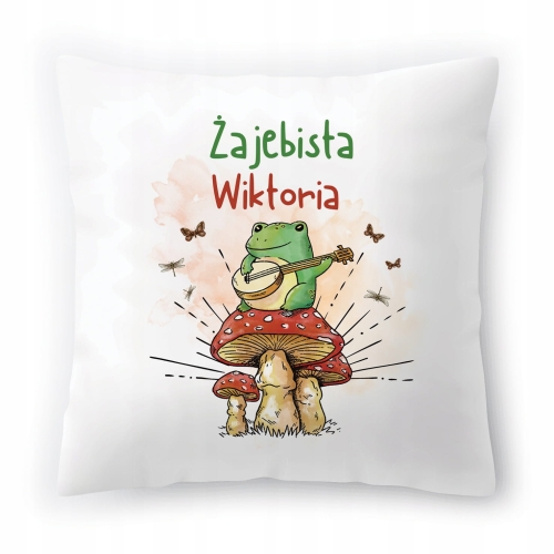 Poduszka Dla Wiktorii na Urodziny Imieniny Prezent z Nadrukiem ze Zdjęciem