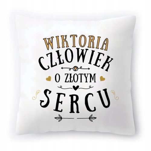 Poduszka Dla Wiktorii na Urodziny Imieniny Prezent z Nadrukiem ze Zdjęciem