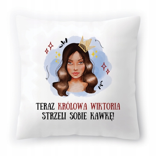 Poduszka Dla Wiktorii na Urodziny Imieniny Prezent z Nadrukiem ze Zdjęciem