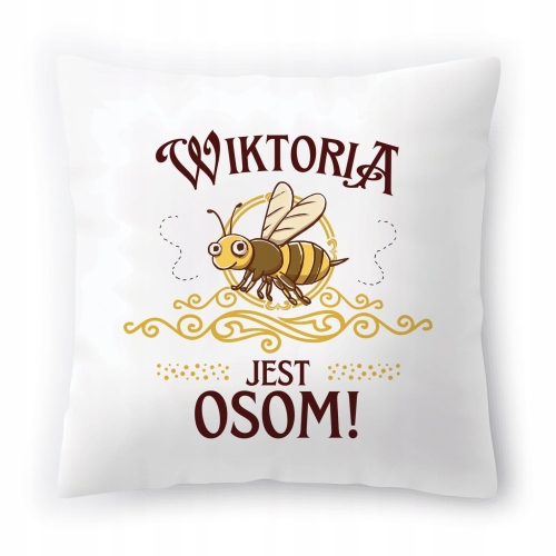 Poduszka Dla Wiktorii na Urodziny Imieniny Prezent z Nadrukiem ze Zdjęciem