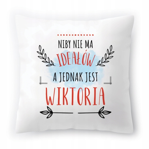 Poduszka Dla Wiktorii na Urodziny Imieniny Prezent z Nadrukiem ze Zdjęciem