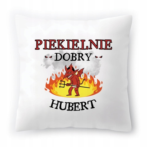 Poduszka Dla Huberta na Urodziny Imieniny Prezent z Nadrukiem ze Zdjęciem