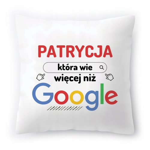 Poduszka Dla Patrycji na Urodziny Imieniny Prezent z Nadrukiem ze Zdjęciem
