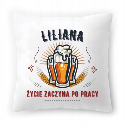 Poduszka Dla Liliany na Urodziny Imieniny Prezent z Nadrukiem ze Zdjęciem