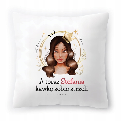 Poduszka Dla Stefanii na Urodziny Imieniny Prezent z Nadrukiem ze Zdjęciem