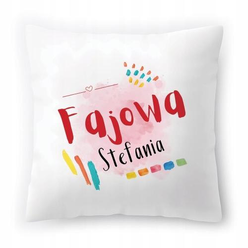 Poduszka Dla Stefanii na Urodziny Imieniny Prezent z Nadrukiem ze Zdjęciem