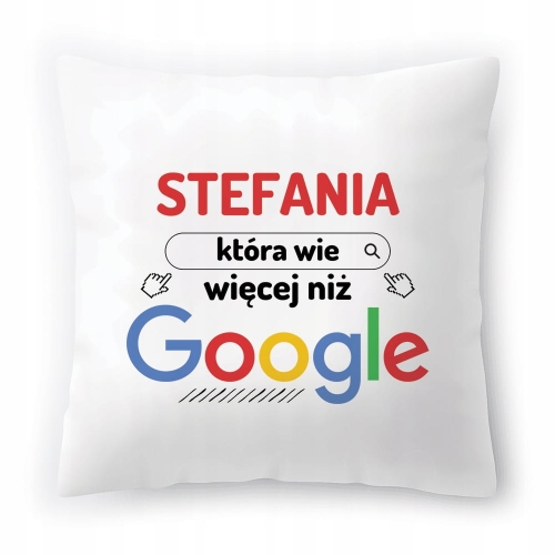 Poduszka Dla Stefanii na Urodziny Imieniny Prezent z Nadrukiem ze Zdjęciem