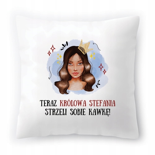 Poduszka Dla Stefanii na Urodziny Imieniny Prezent z Nadrukiem ze Zdjęciem