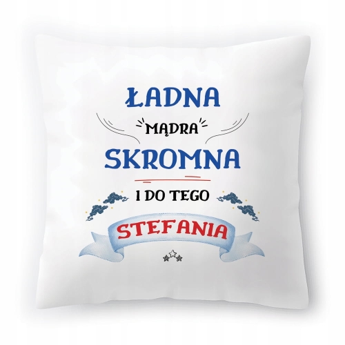 Poduszka Dla Stefanii na Urodziny Imieniny Prezent z Nadrukiem ze Zdjęciem