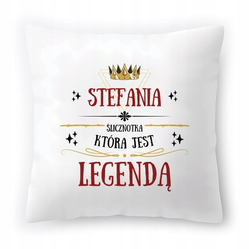 Poduszka Dla Stefanii na Urodziny Imieniny Prezent z Nadrukiem ze Zdjęciem