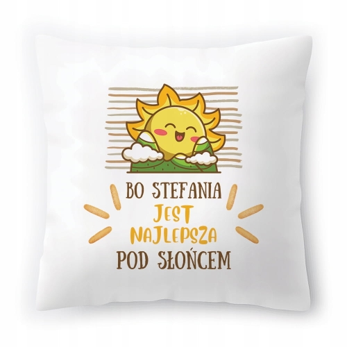 Poduszka Dla Stefanii na Urodziny Imieniny Prezent z Nadrukiem ze Zdjęciem