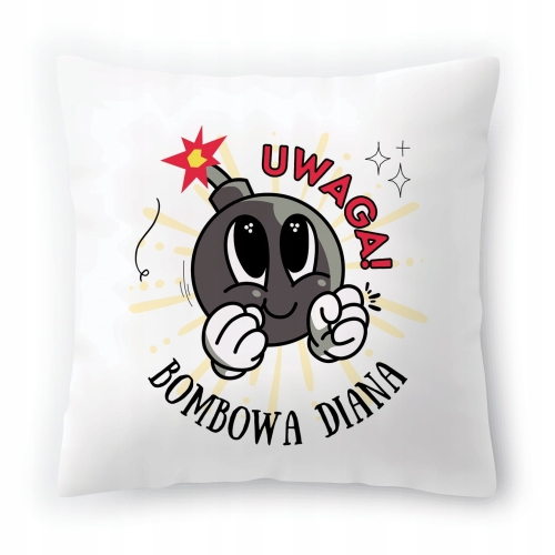 Poduszka Dla Diany na Urodziny Imieniny Prezent z Nadrukiem ze Zdjęciem
