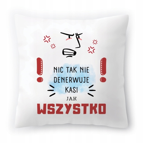 Poduszka Dla Kasi na Urodziny Imieniny Prezent z Nadrukiem ze Zdjęciem