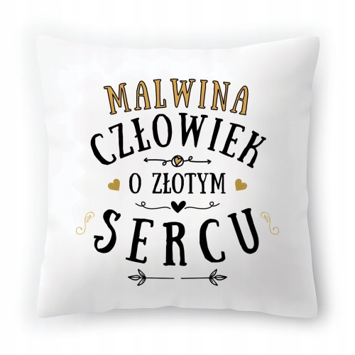 Poduszka Dla Malwiny na Urodziny Imieniny Prezent z Nadrukiem ze Zdjęciem