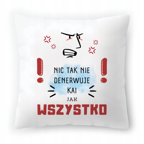 Poduszka Dla Kai na Urodziny Imieniny na Prezent z Nadrukiem ze Zdjęciem