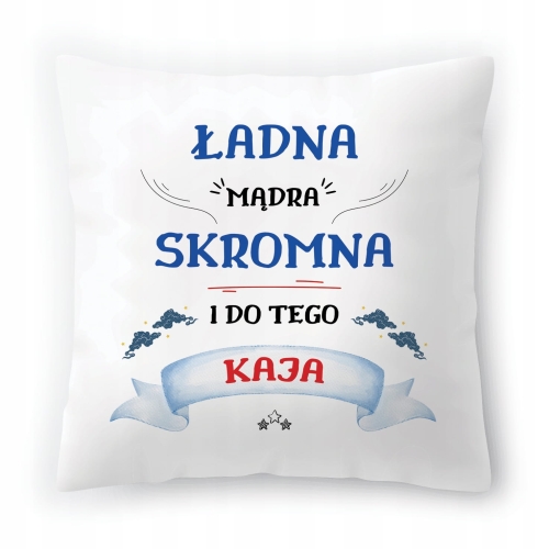 Poduszka Dla Kai na Urodziny Imieniny na Prezent z Nadrukiem ze Zdjęciem