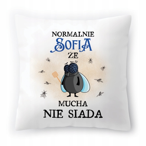 Poduszka Dla Sofii na Urodziny Imieniny Prezent z Nadrukiem ze Zdjęciem