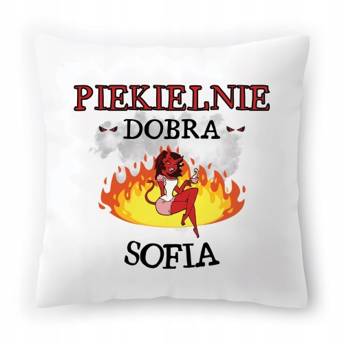 Poduszka Dla Sofii na Urodziny Imieniny Prezent z Nadrukiem ze Zdjęciem