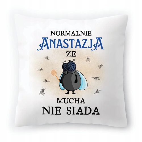 Poduszka Dla Anastazji na Urodziny na Prezent z Nadrukiem ze Zdjęciem