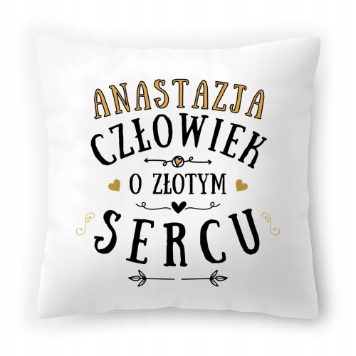 Poduszka Dla Anastazji na Urodziny na Prezent z Nadrukiem ze Zdjęciem