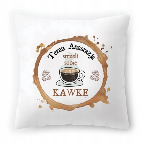 Poduszka Dla Anastazji na Urodziny na Prezent z Nadrukiem ze Zdjęciem