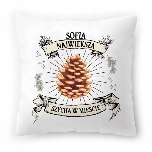 Poduszka Dla Sofii na Urodziny Imieniny Prezent z Nadrukiem ze Zdjęciem