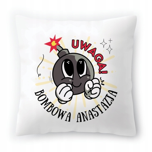 Poduszka Dla Anastazji na Urodziny na Prezent z Nadrukiem ze Zdjęciem