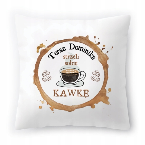 Poduszka Dla Dominiki na Urodziny Imieniny Prezent z Nadrukiem ze Zdjęciem