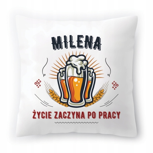 Poduszka Dla Mileny na Urodziny Imieniny Prezent z Nadrukiem ze Zdjęciem