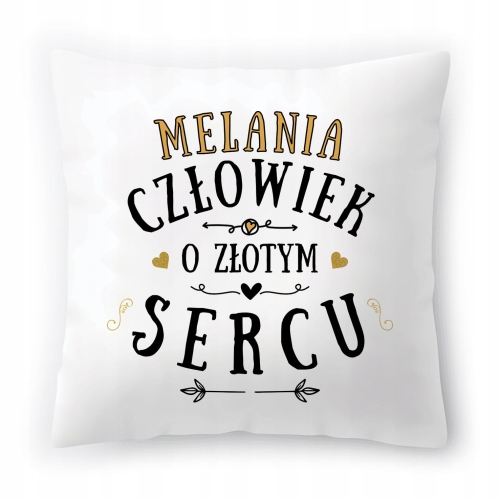 Poduszka Dla Melanii na Urodziny Imieniny Prezent z Nadrukiem ze Zdjęciem