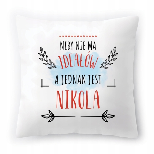 Poduszka Dla Nikoli na Urodziny Imieniny Prezent z Nadrukiem ze Zdjęciem