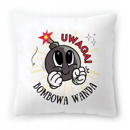 Poduszka Dla Wandy na Urodziny na Prezent z Nadrukiem ze Zdjęciem