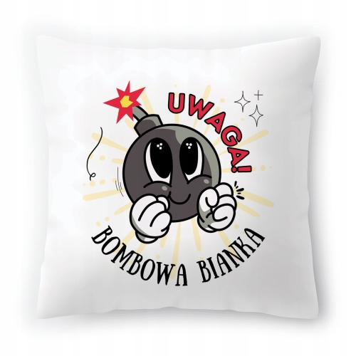 Poduszka Dla Bianki na Urodziny na Prezent z Nadrukiem ze Zdjęciem