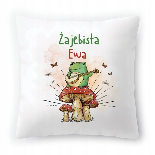 Poduszka Dla Ewy na Urodziny na Prezent z Nadrukiem ze Zdjęciem