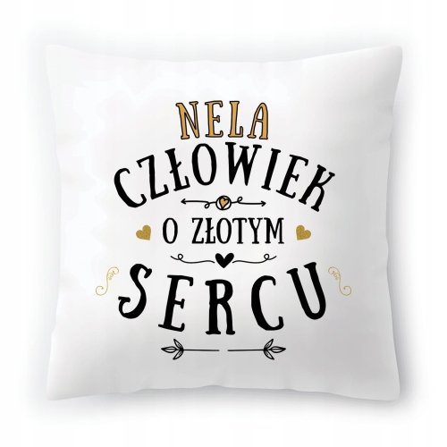 Poduszka Dla Neli na Urodziny na Prezent z Nadrukiem ze Zdjęciem