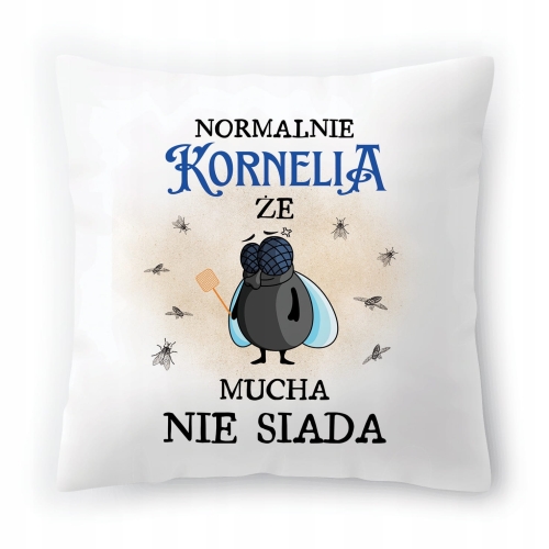 Poduszka Dla Korneli na Urodziny na Prezent z Nadrukiem ze Zdjęciem
